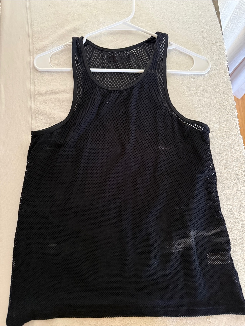 Black Mesh Athletic Tank Top - MensPerformance Tank